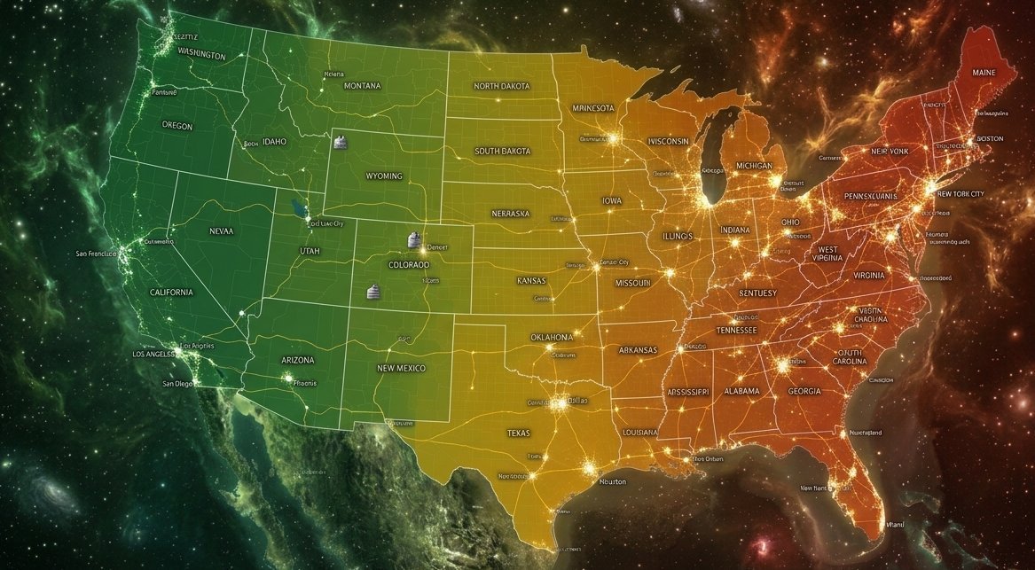 Continental United States risk gradient